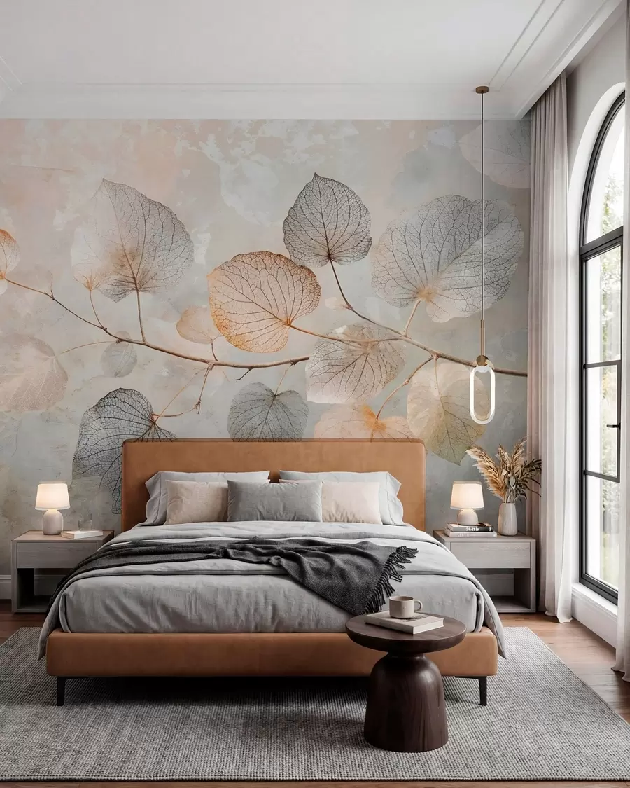 wall murals Filigransko lišće w08469