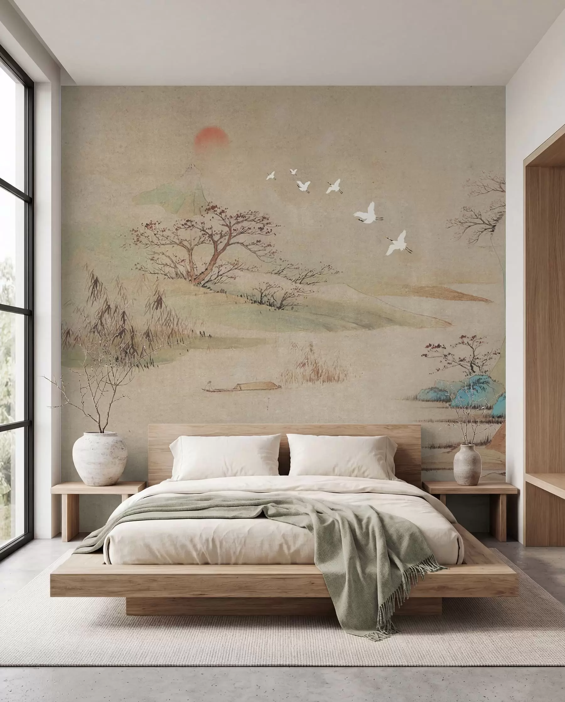 wall murals Krila nad oslikanom dolinom u42038