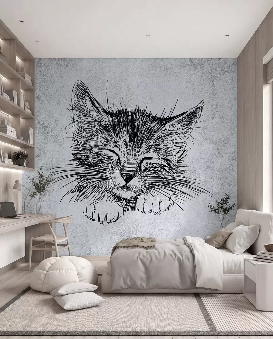 wall murals Мачка, фелидае и месождер u43536
