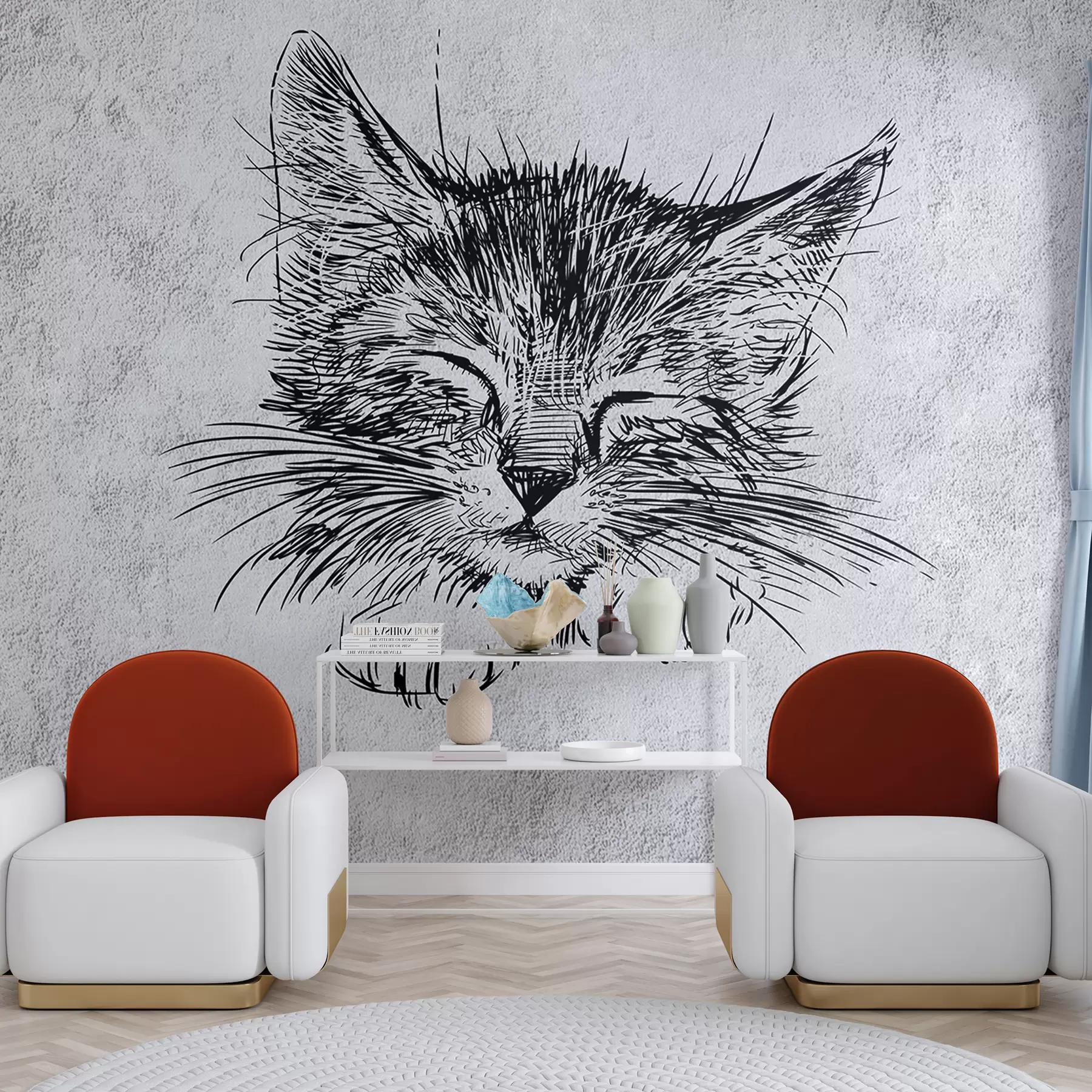 wall murals Мачка, фелидае и месождер u43536