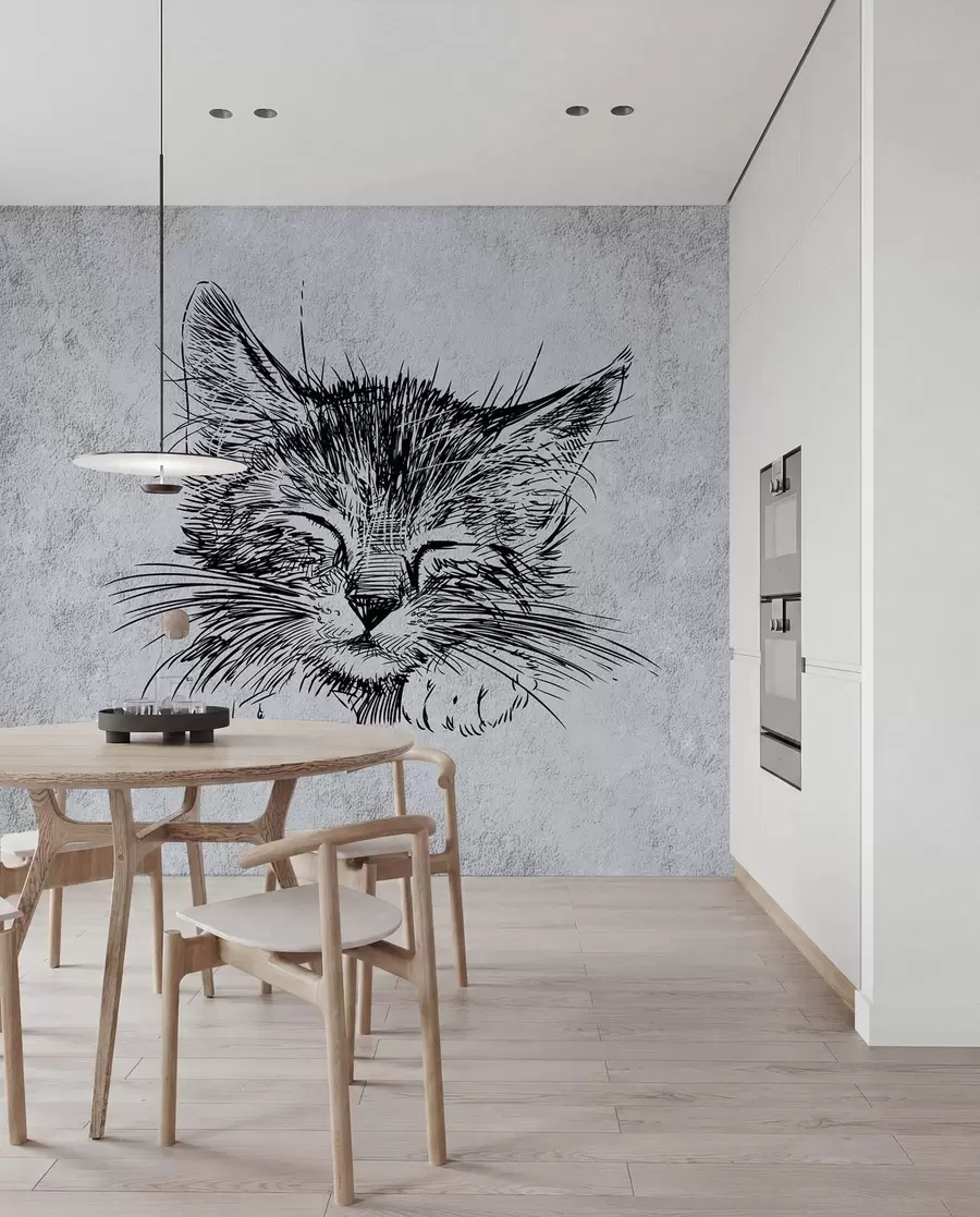 wall murals Мачка, фелидае и месождер u43536