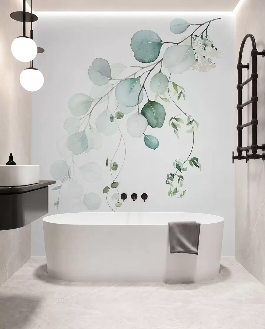 wall murals Подружница са лишћем u51026