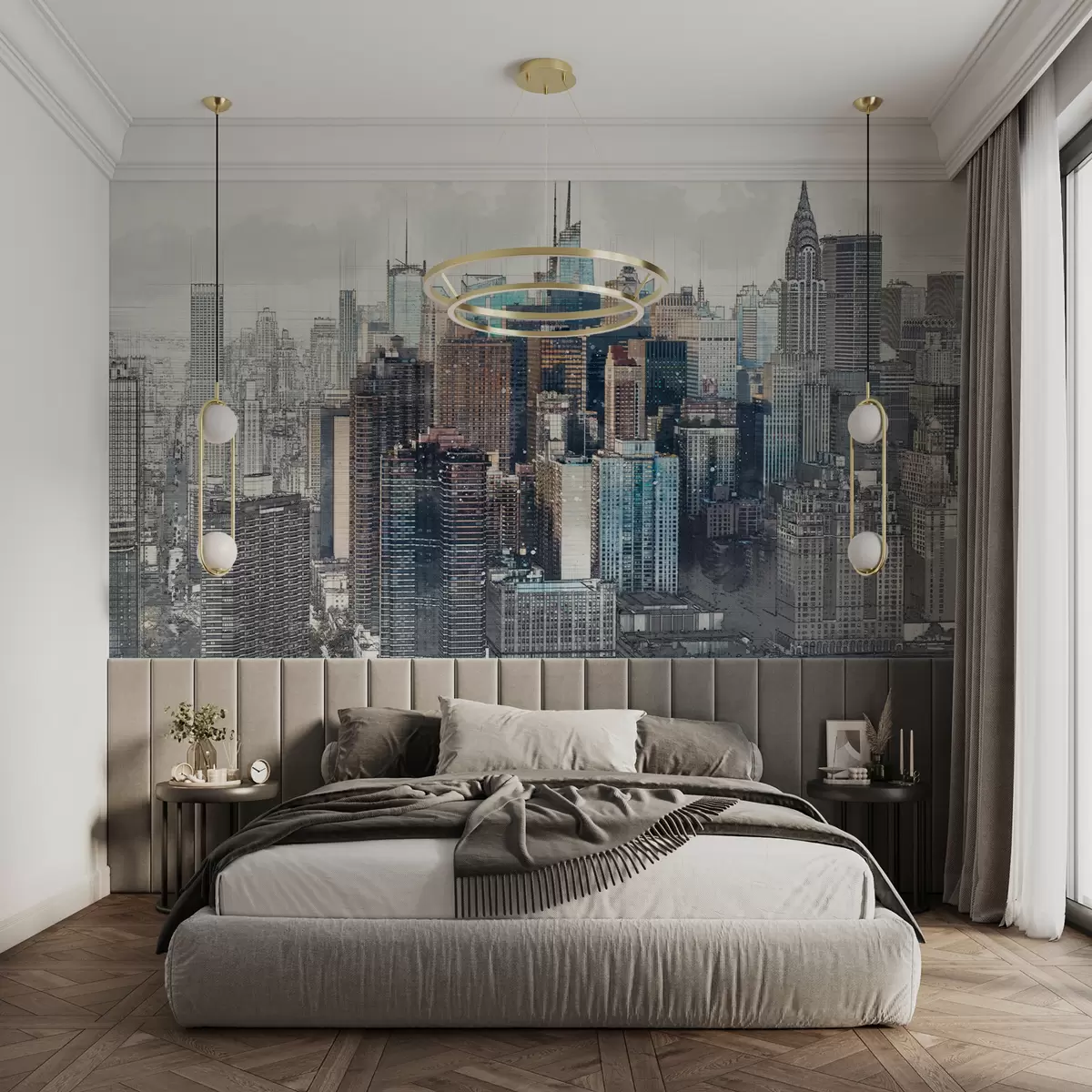 wall murals Небодер, зграда Е Свет u51081