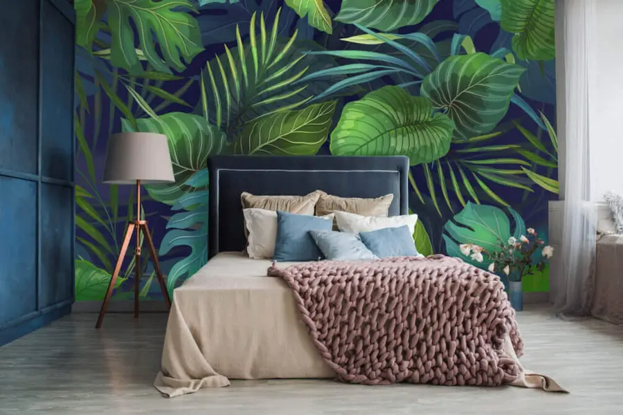 wall murals Сочно тропско лишће u51864