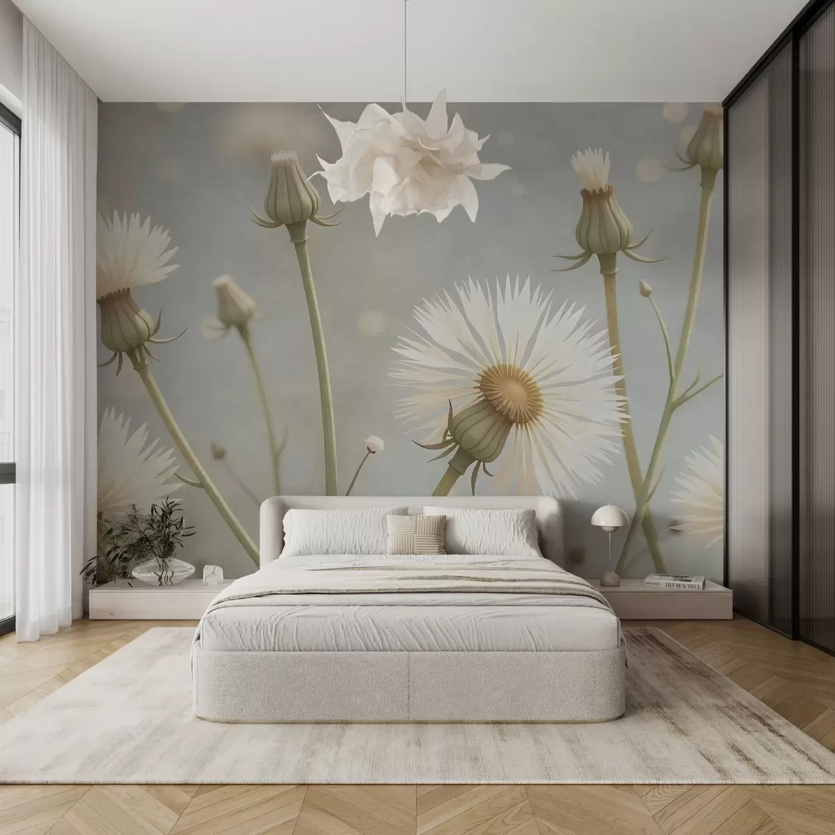 wall murals Осликани прозрачни маслачак w02614
