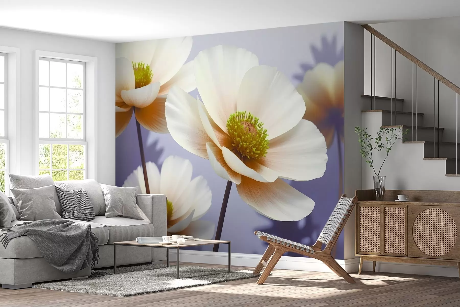 wall murals Шарено цвеће w02612v1