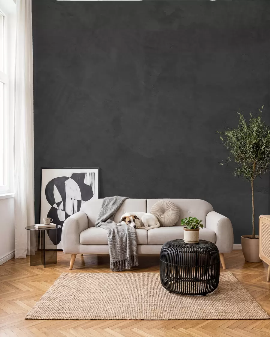 wall murals Тамна позадина са ефектом бетонског зида w02553