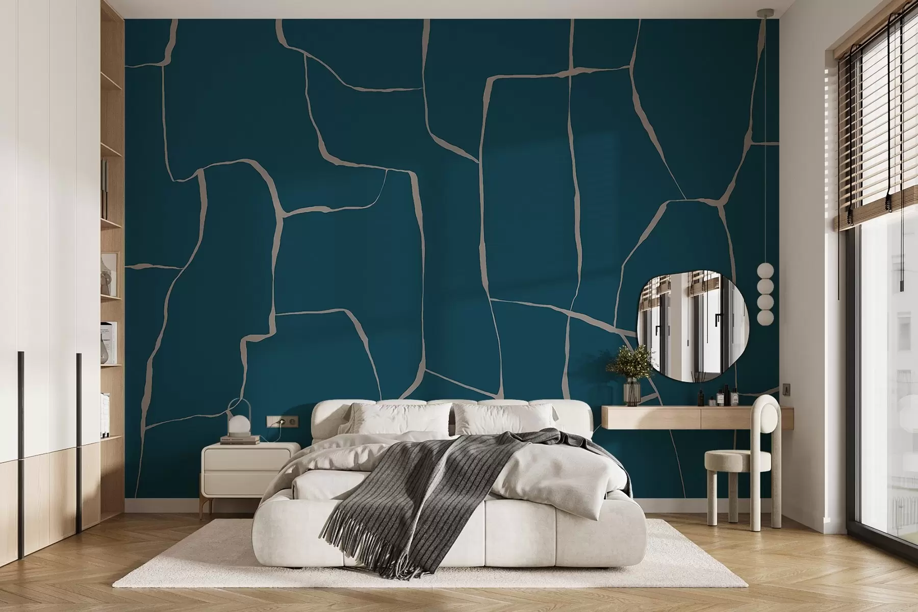 wall murals Апстрактне линије w08574v2