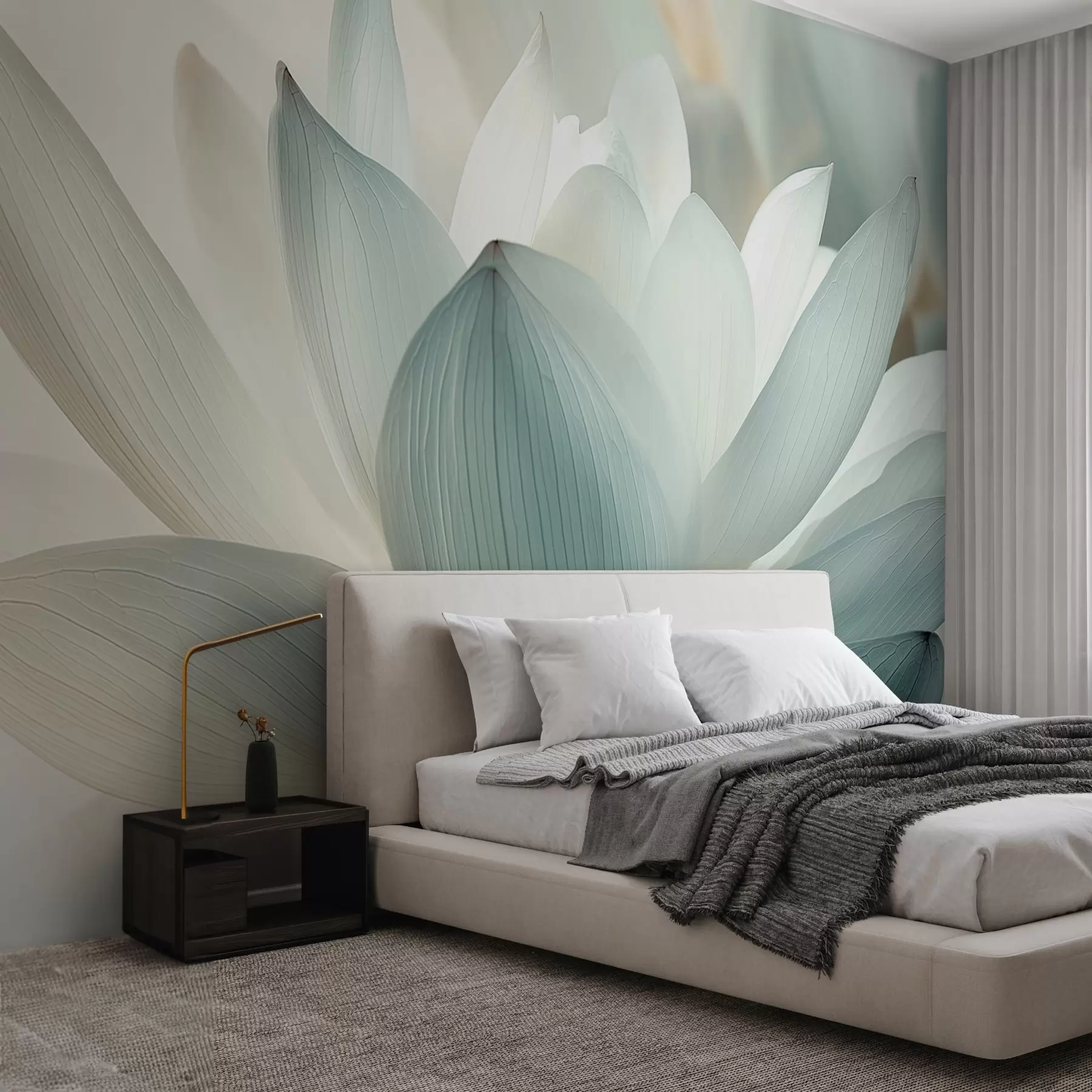 wall murals Елегантан лотос у деликатним нијансама w08487