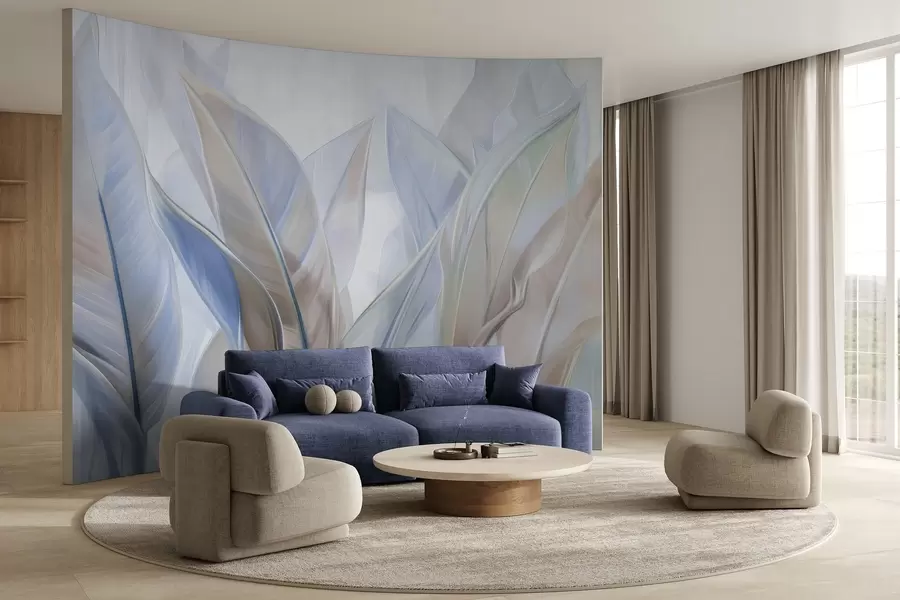 wall murals Стилизовани разнобојни листови w02624v1