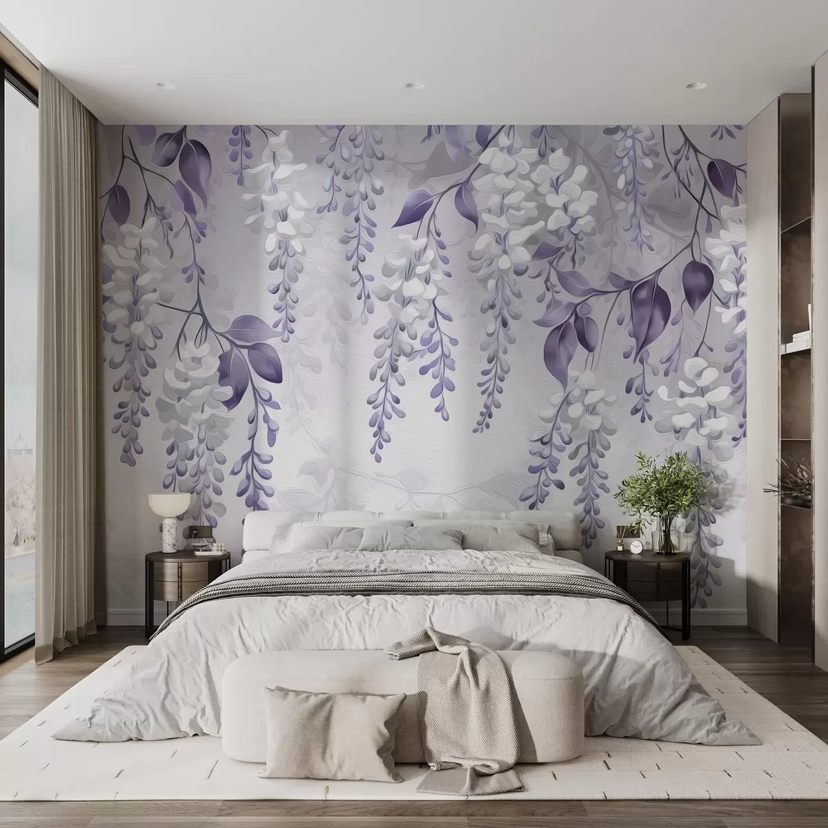wall murals Стилизоване осликане цветне гране  w02627v1