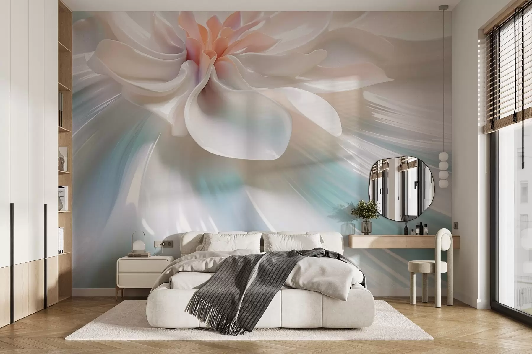 wall murals Волуметријски изврстан цвет  w02676