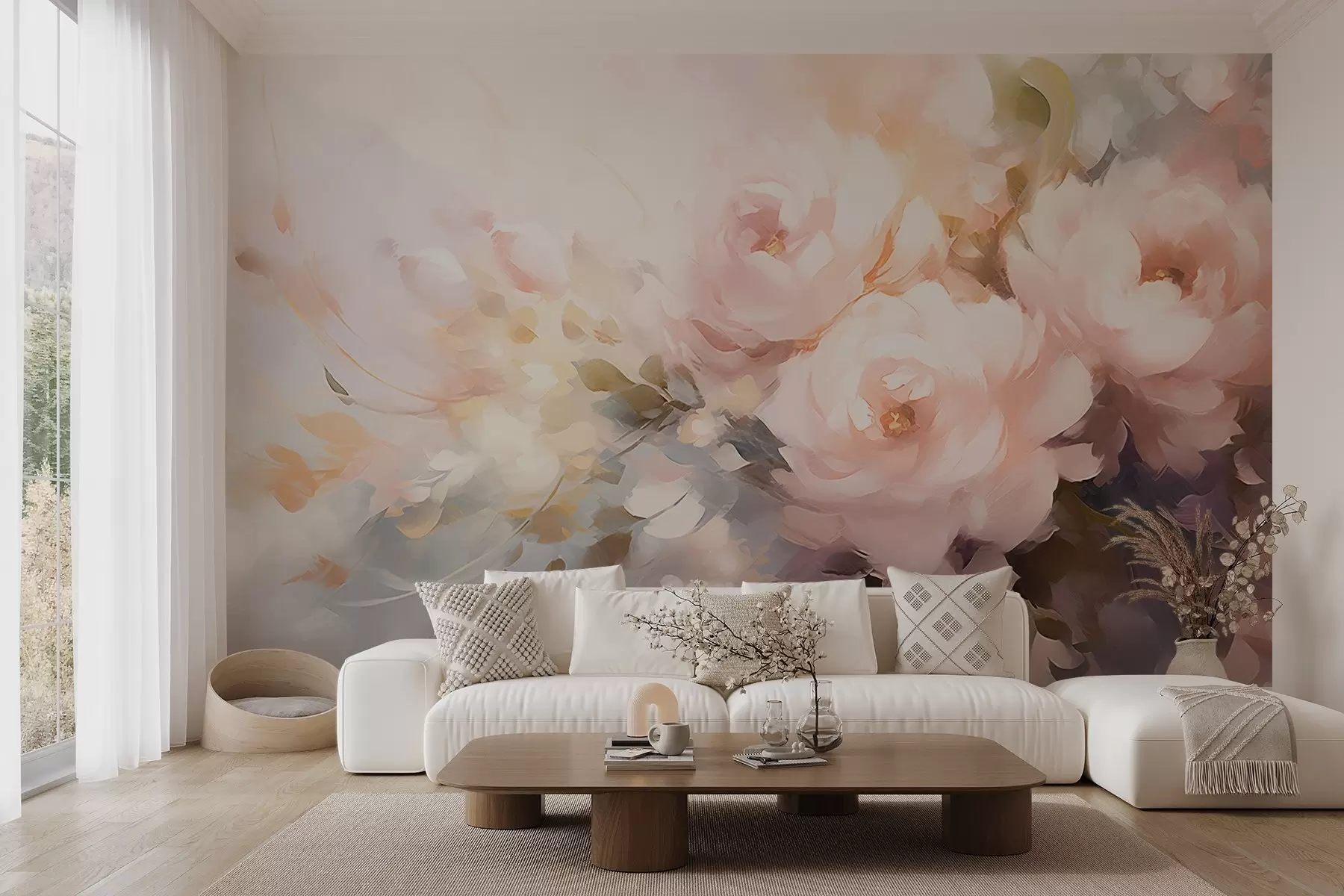 wall murals Нежне руже w08590