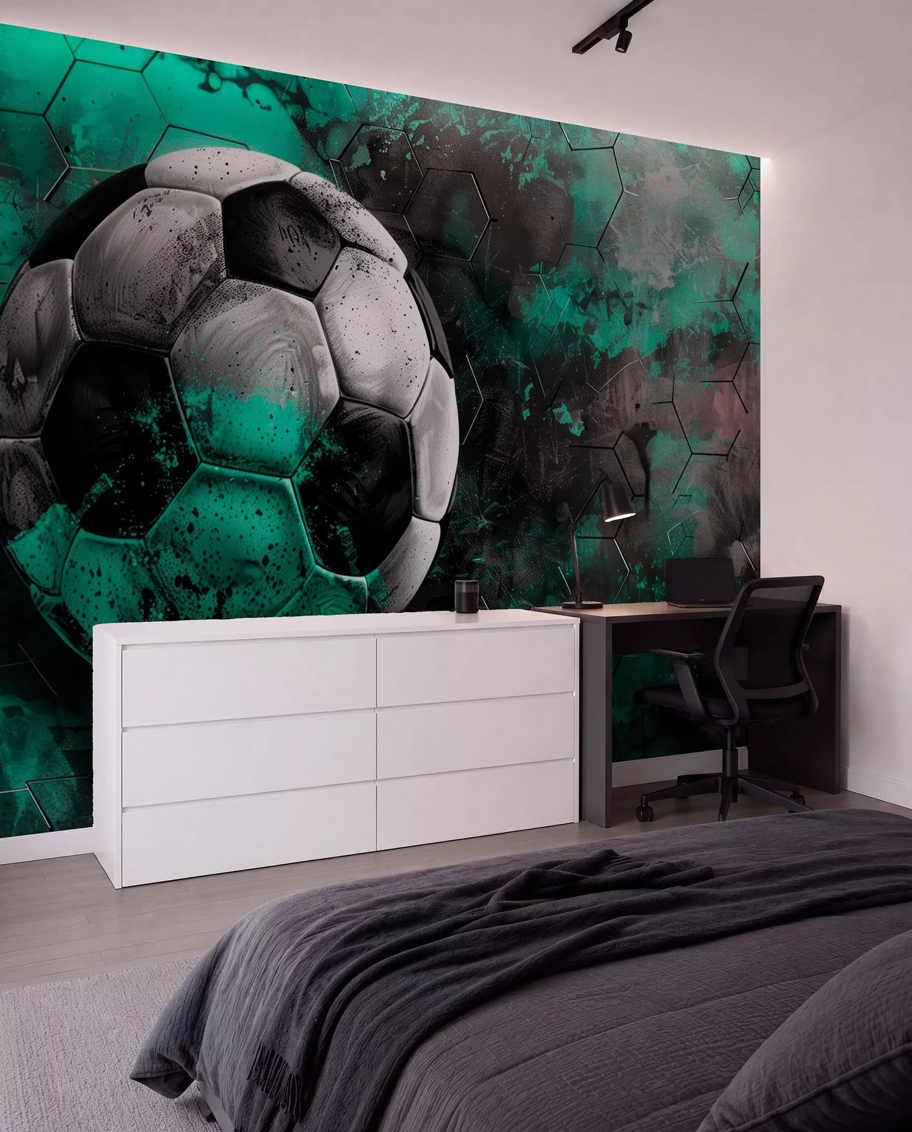 wall murals Фудбалска лопта w08618