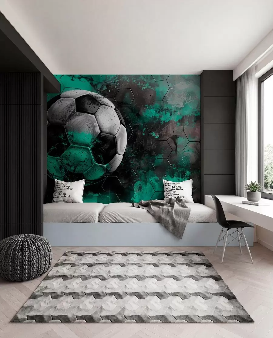 wall murals Фудбалска лопта w08618