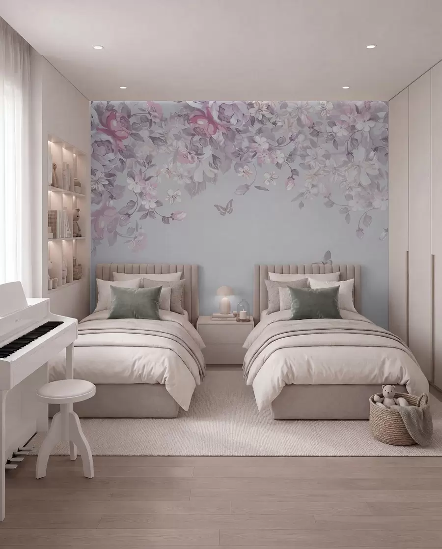 wall murals Ružičasti vrtni luk u94295v2