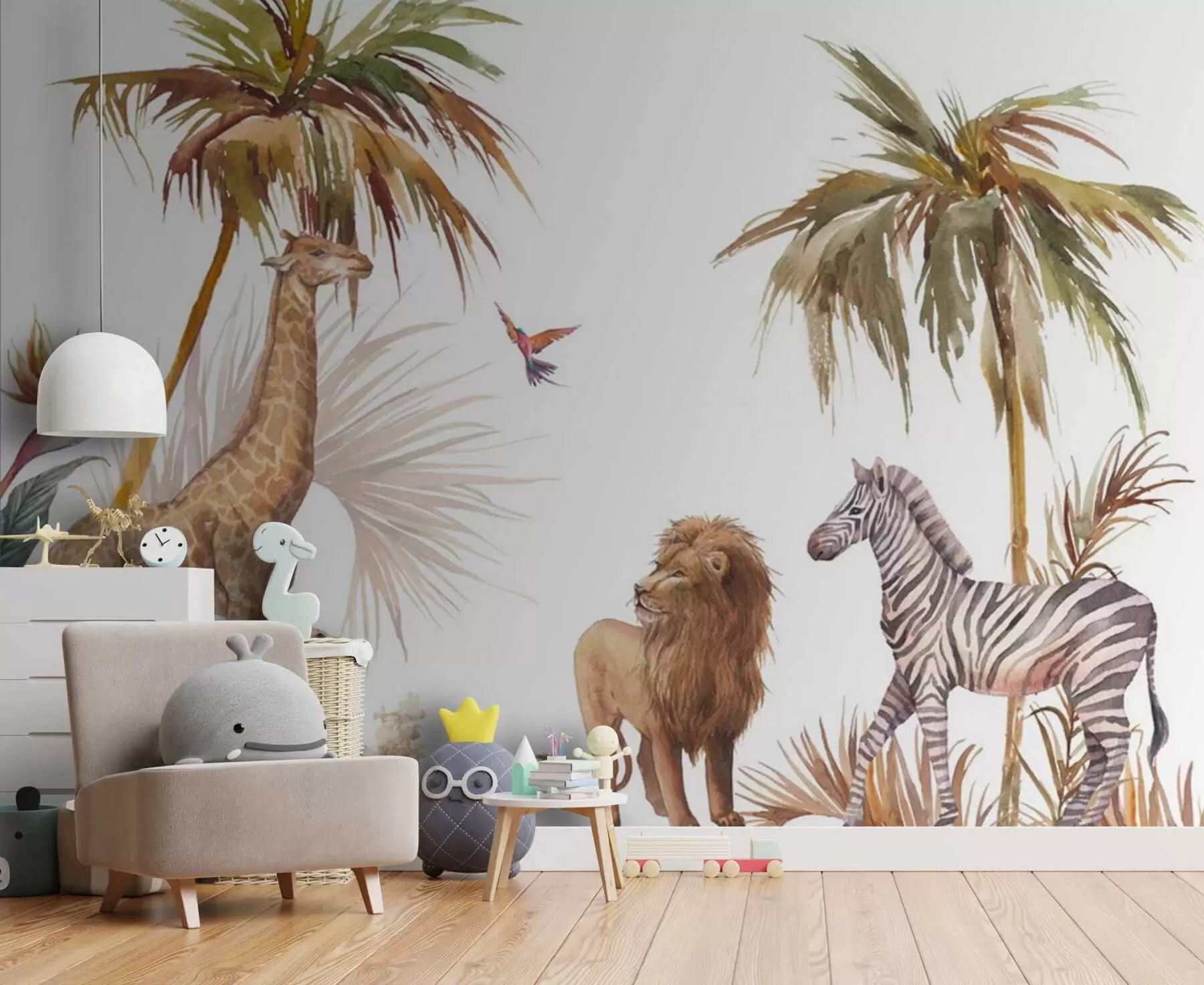 wall murals Дивљи живот под тропским палмама u51895