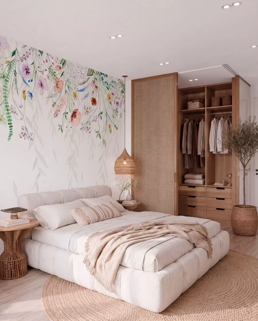 wall murals Cvjetne trake u akvarelu w08646