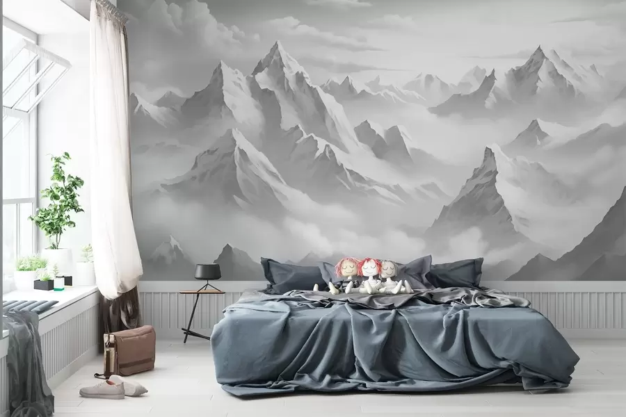 wall murals Планински пејзаж w02862v2