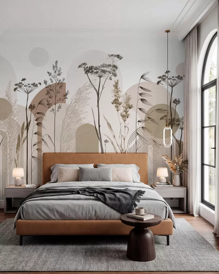 wall murals Botanički lukovi u pijesku w08665