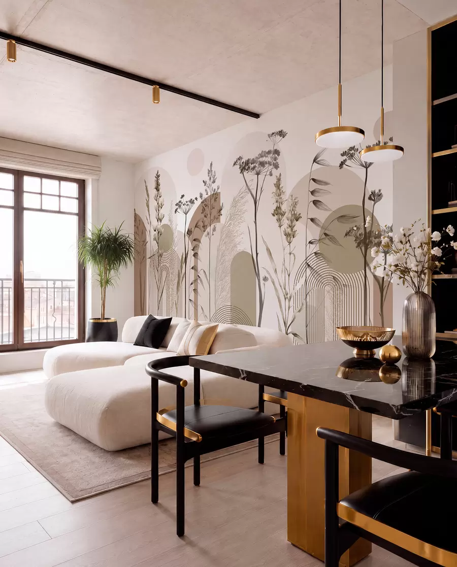 wall murals Botanički lukovi u pijesku w08665
