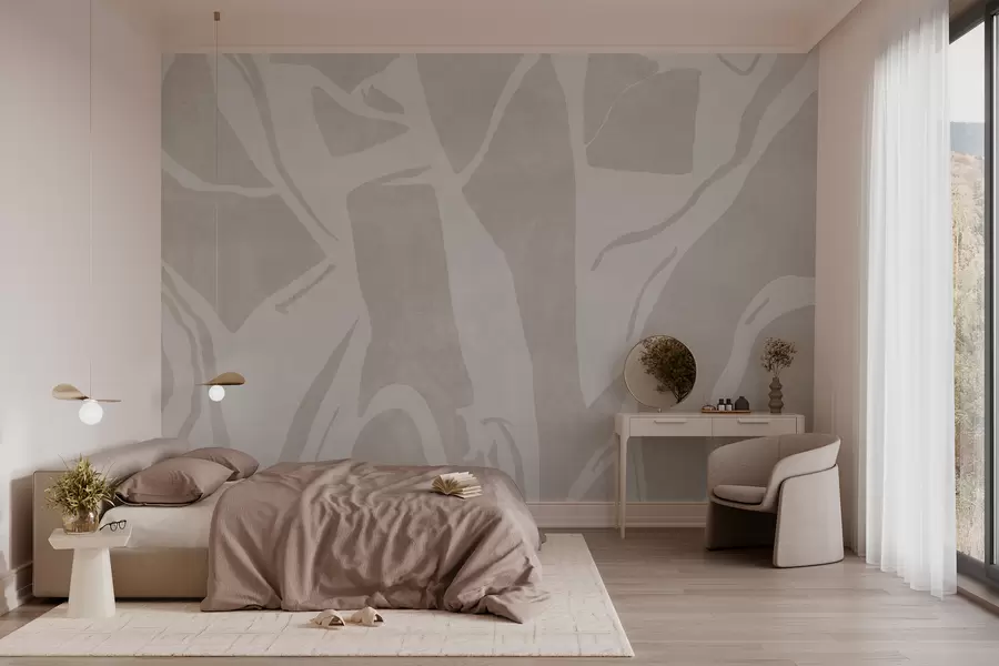 wall murals Апстрактне геометријске грунге тапете у пастелним бојама w02917v3