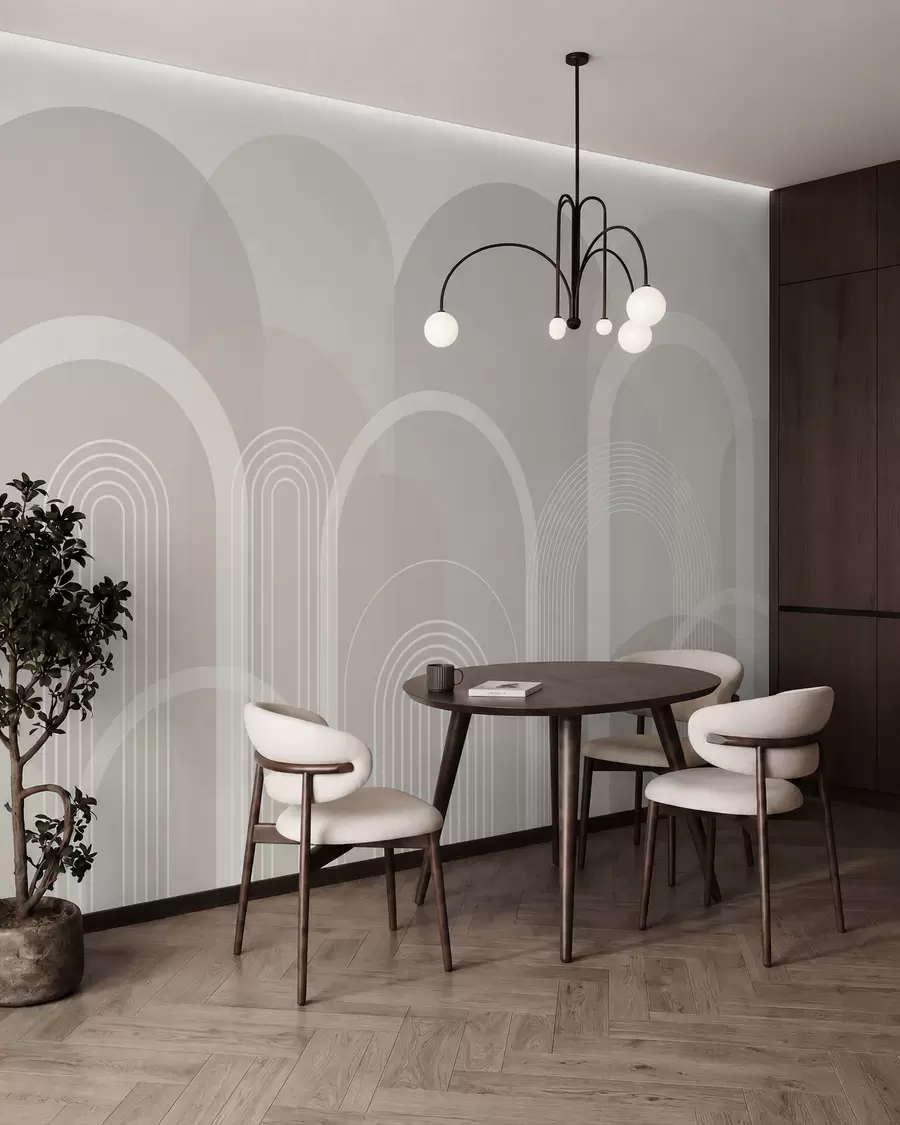 wall murals Бохо геометријски лукови w02935v1