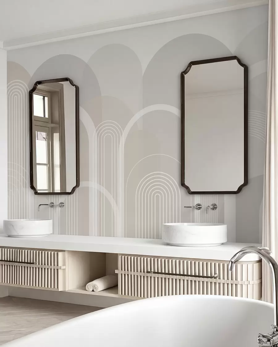 wall murals Бохо геометријски лукови w02935v1