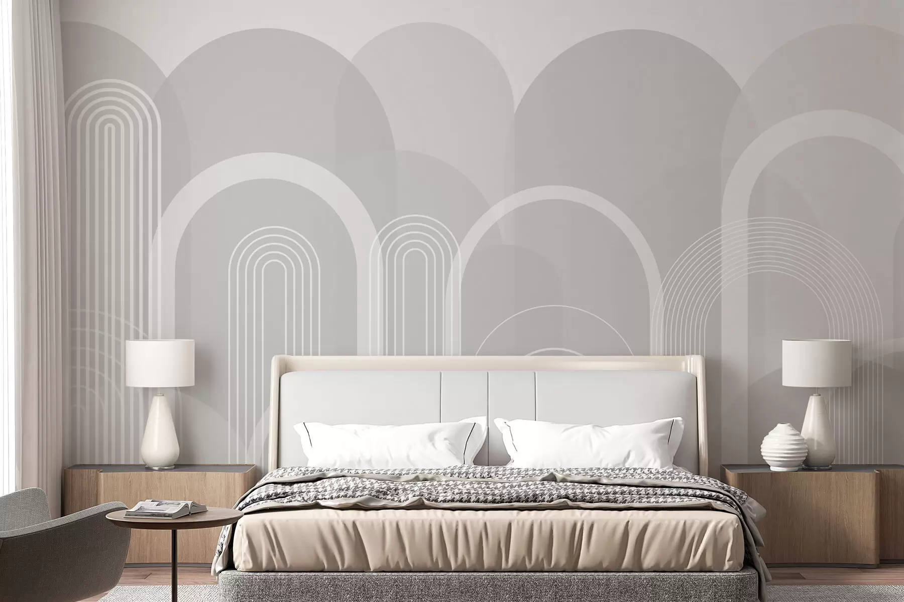 wall murals Бохо геометријски лукови w02935v2