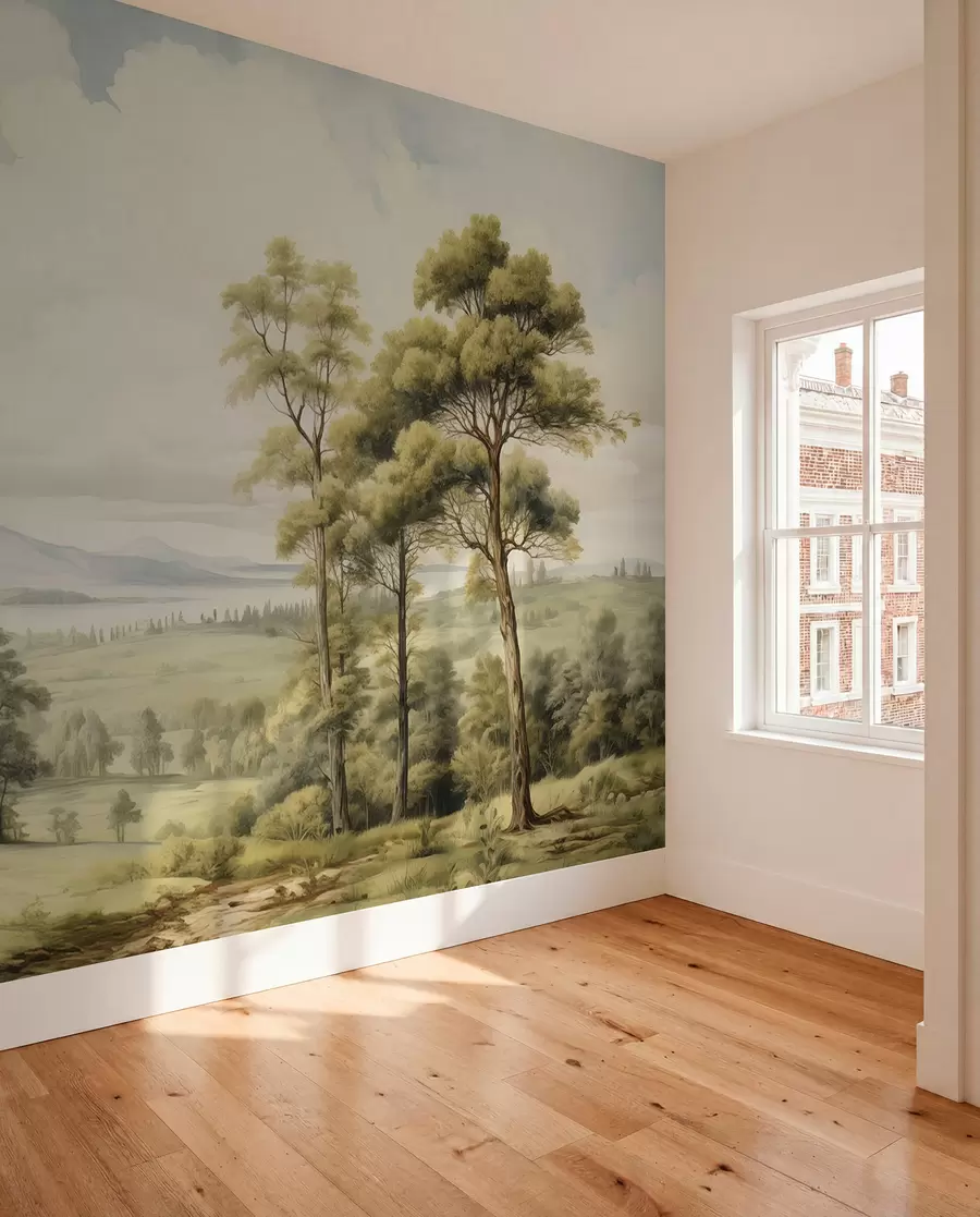 wall murals Модеран акварел пејзаж w02978