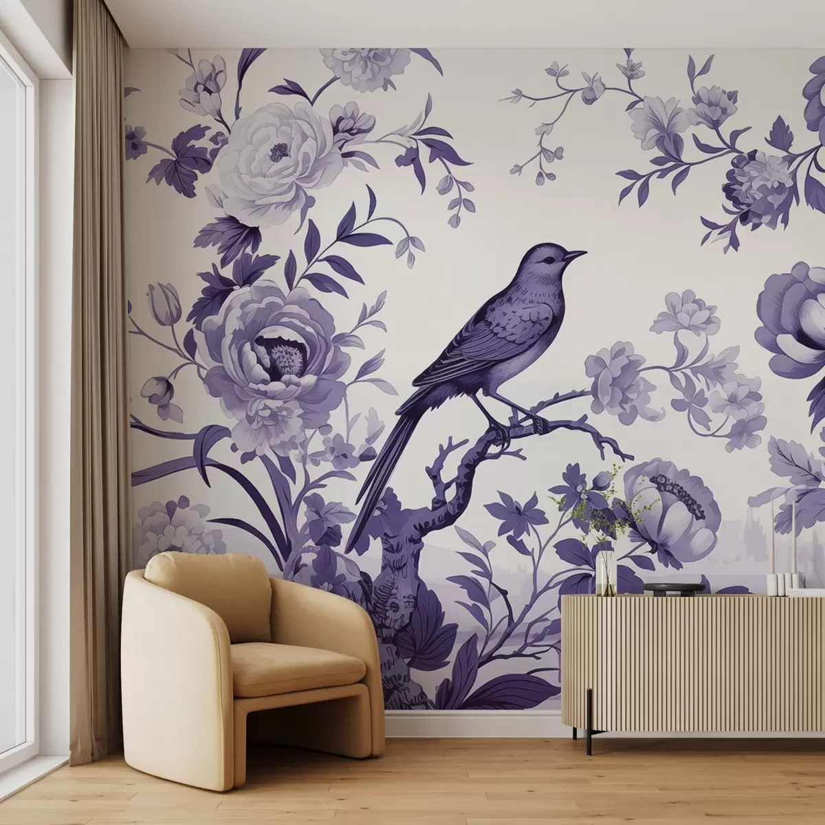 wall murals Хармонија у башти w02988v1