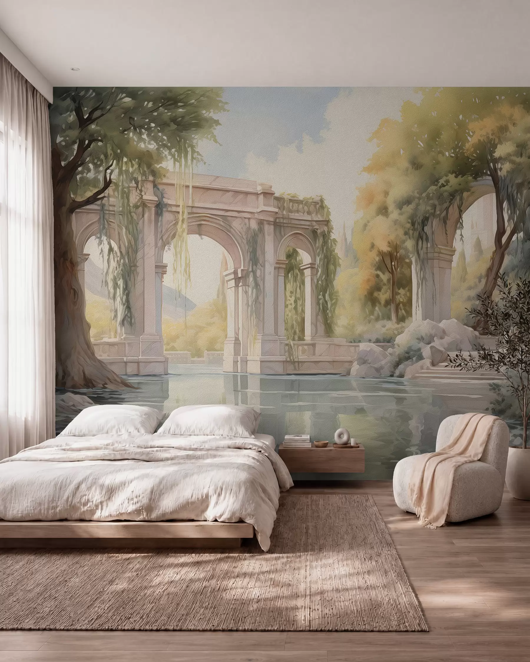 wall murals Vrtna kolonada w02989