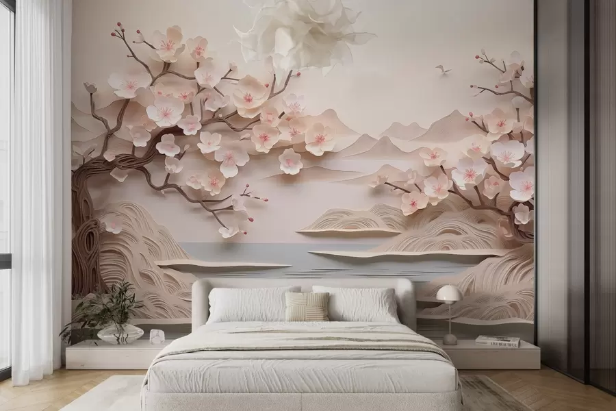 wall murals Абстрацт сакура w02990