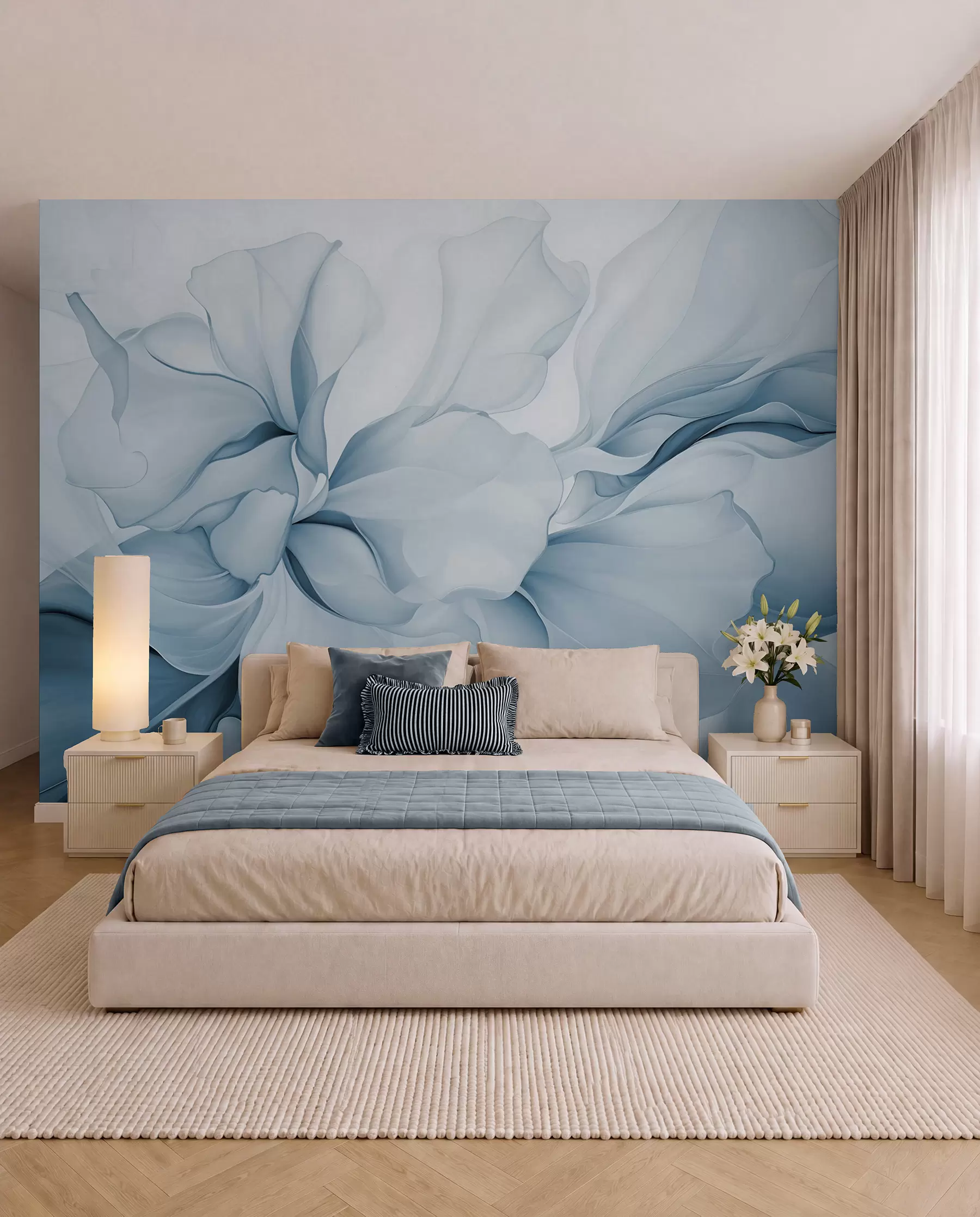wall murals Latice u ledenoplavoj w08701v2