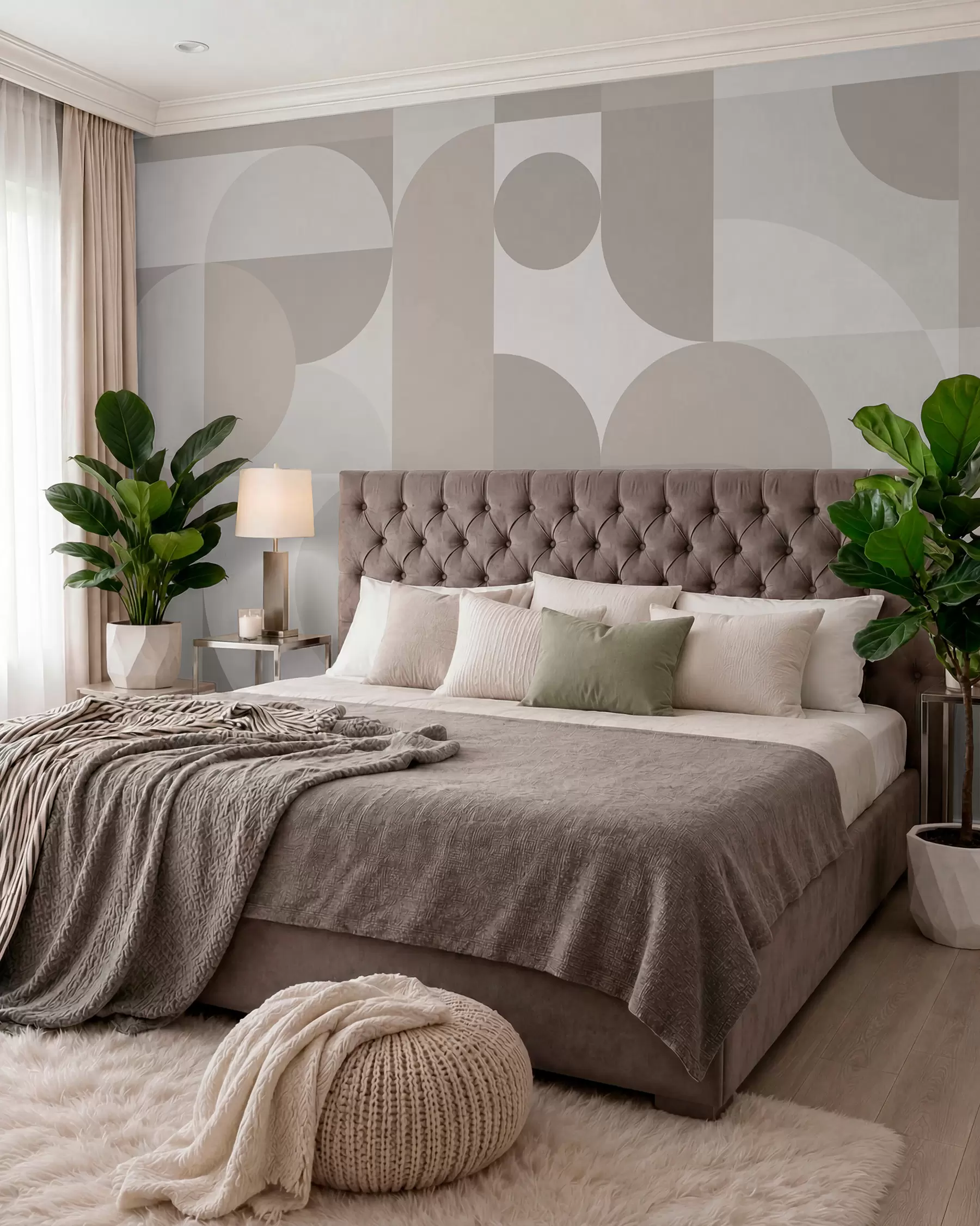 wall murals Ritam zaobljenih oblika w03058