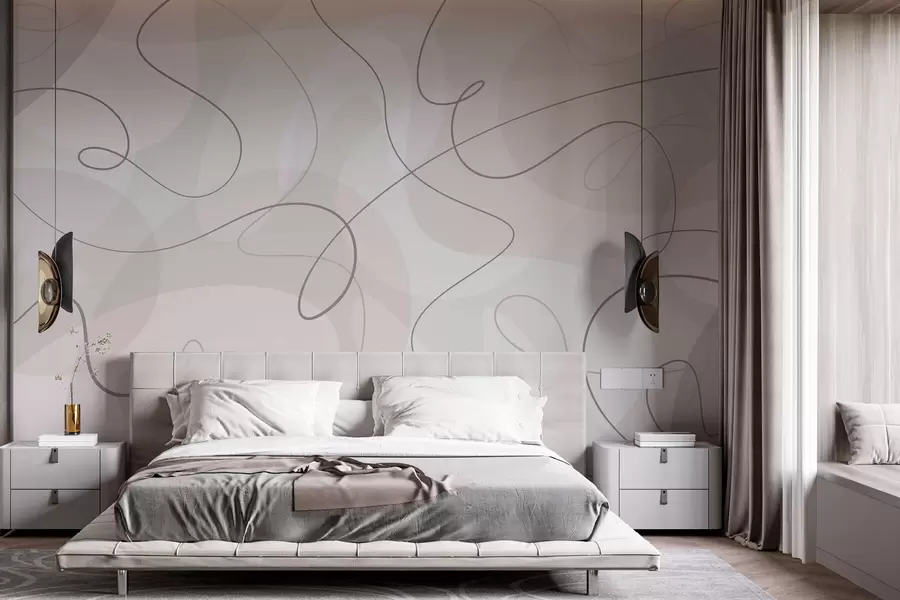 wall murals Тренд апстрактних линија и облика w03059