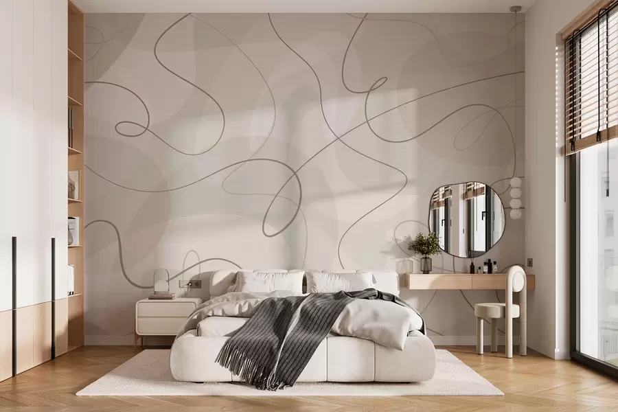 wall murals Тренд апстрактних линија и облика w03059v1