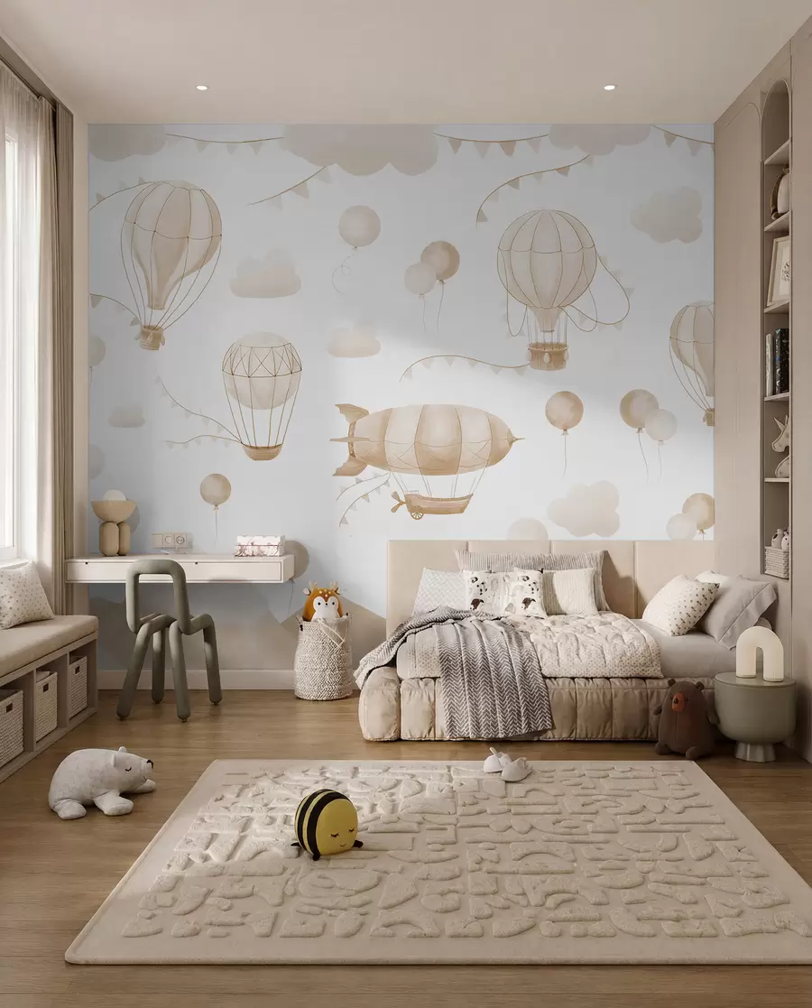 wall murals Cepelini u boji pijeska w08765v4