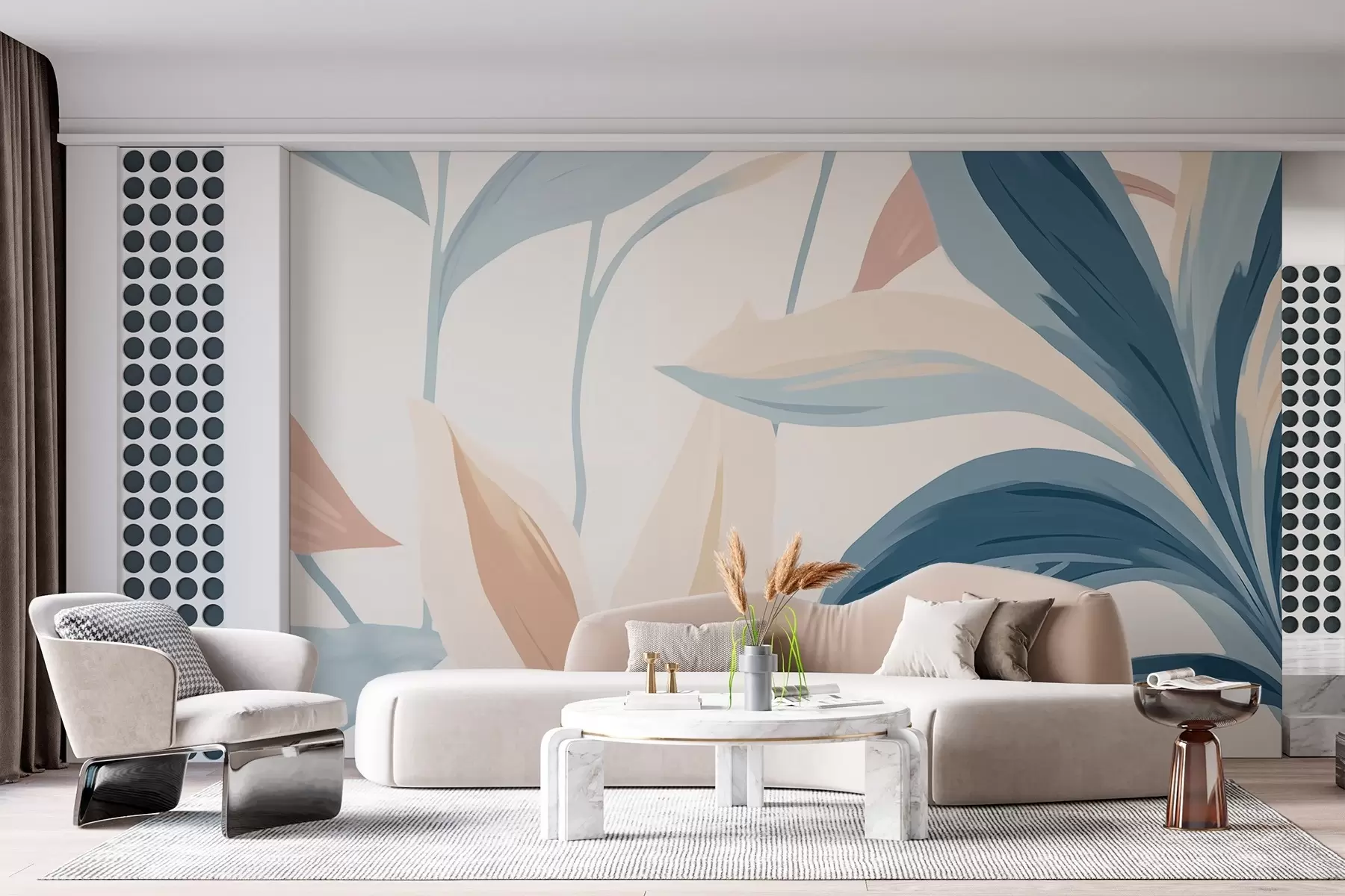 wall murals Осликано светло лишће w03091
