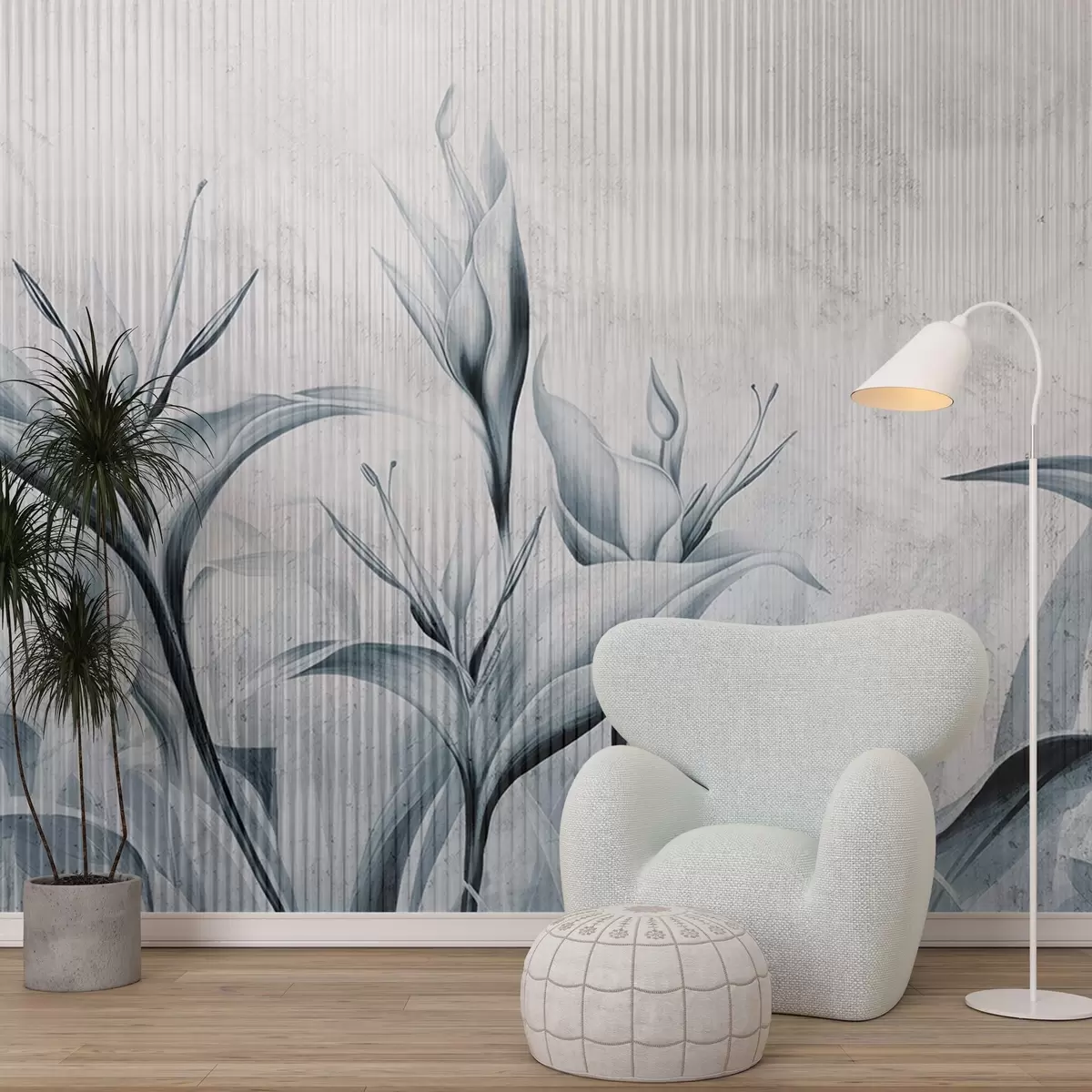 wall murals Листови у стилу арт ноувеау w03212v2
