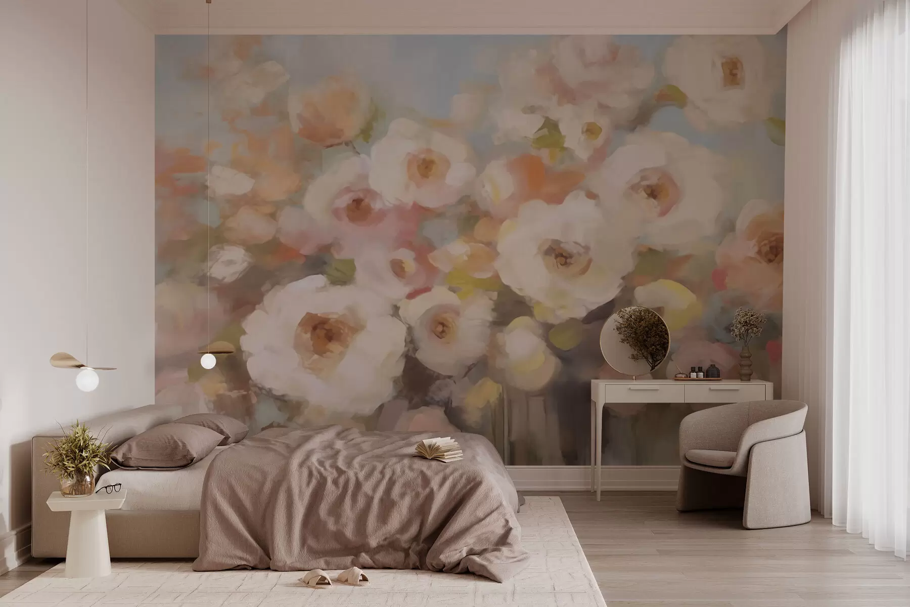 wall murals Делицате Фловерс w03214