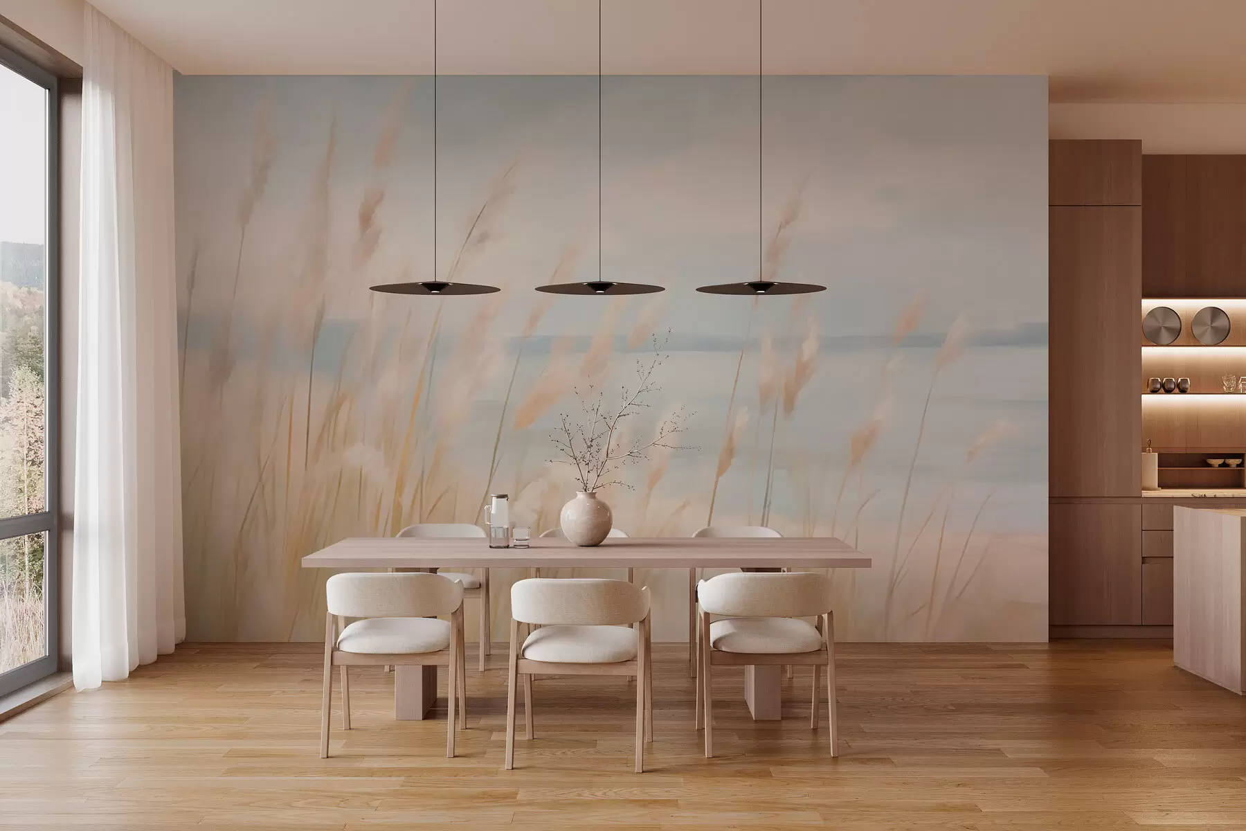 wall murals Пампас Плантс w03231