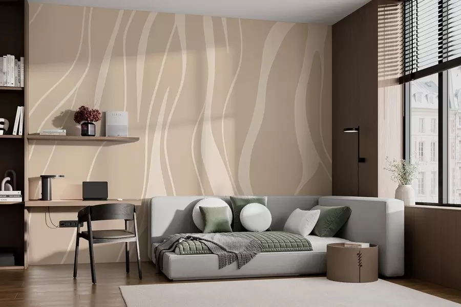 wall murals Апстрактне глатке линије w03274