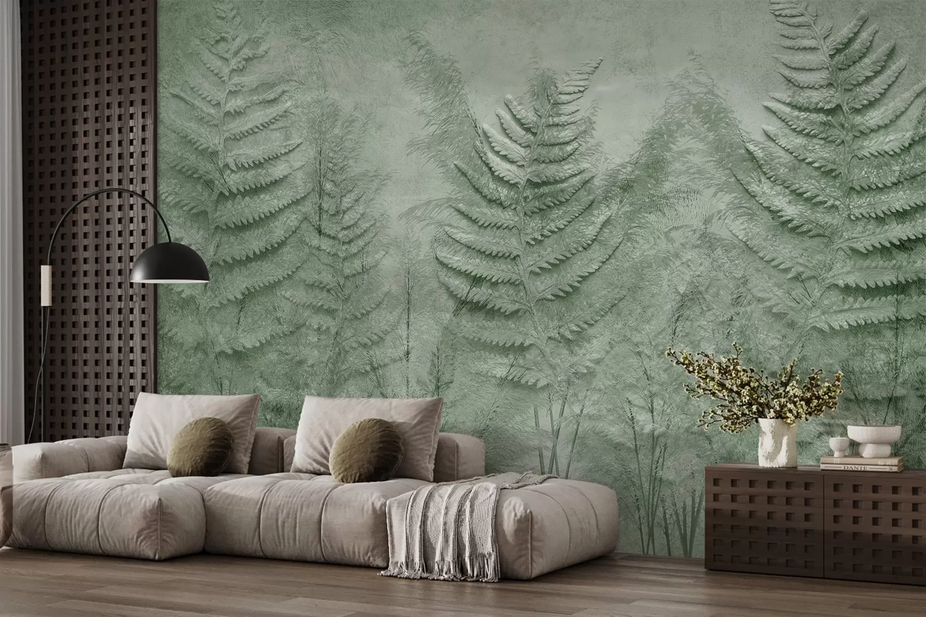 wall murals Поље берба трава w03316v2
