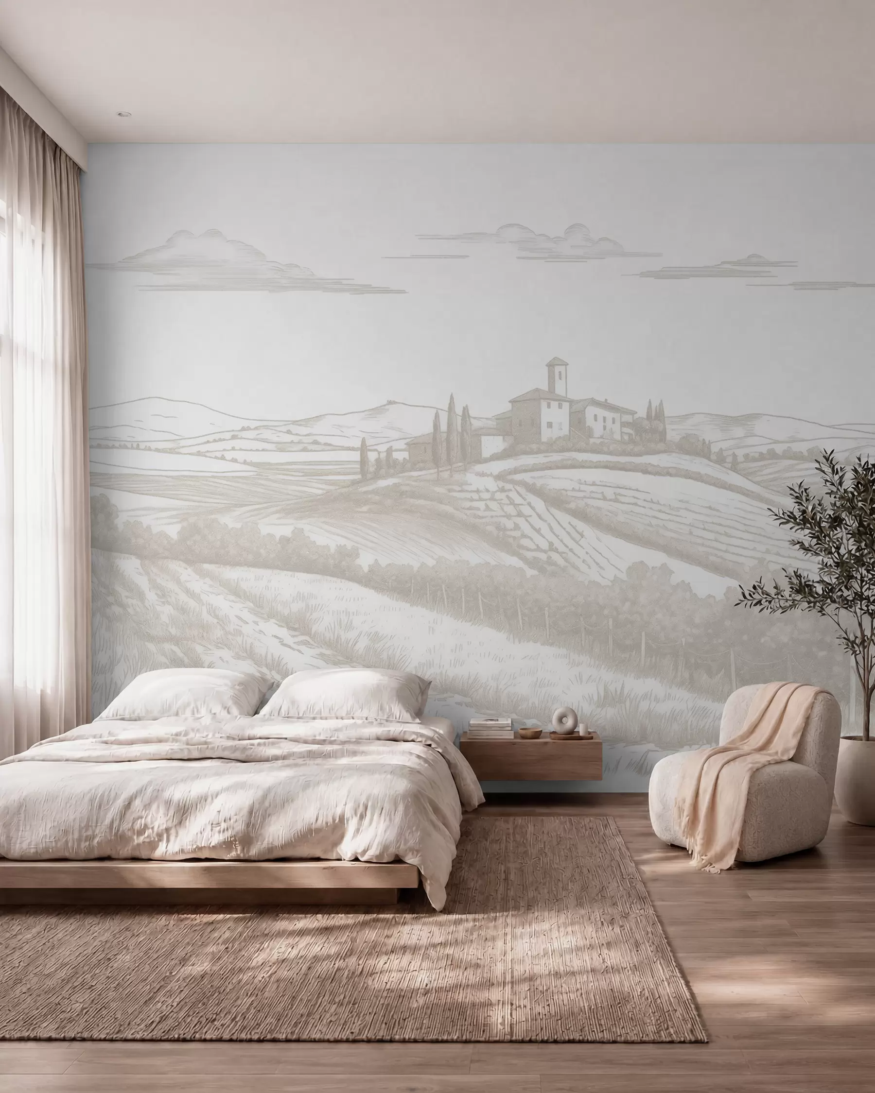 wall murals Skica vinograda w03349