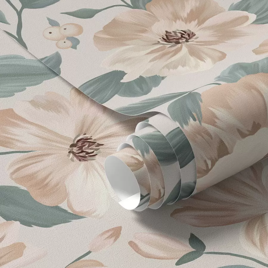 wall murals Деликатни цветни аранжман у пастелним бојама a00043