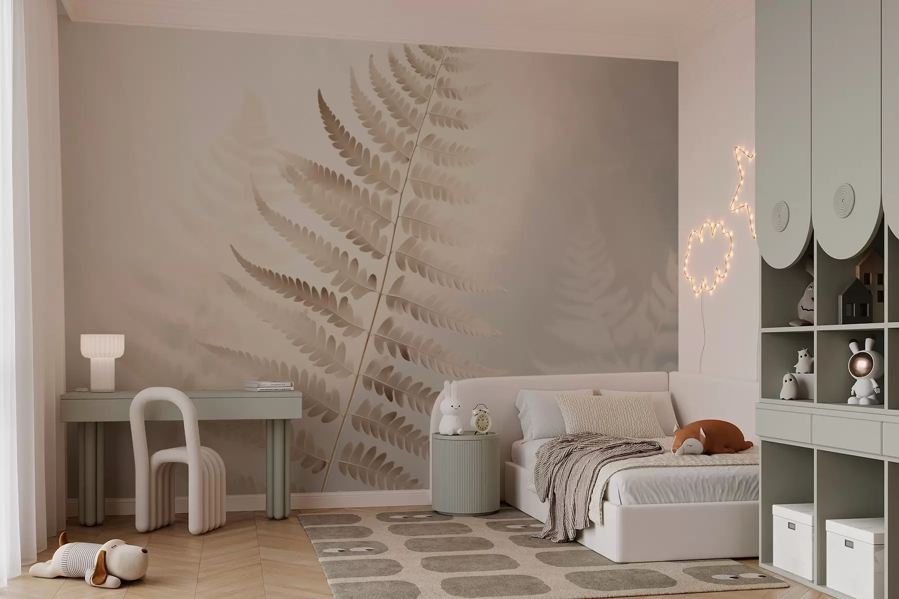 wall murals Лист папрати  w03473v1