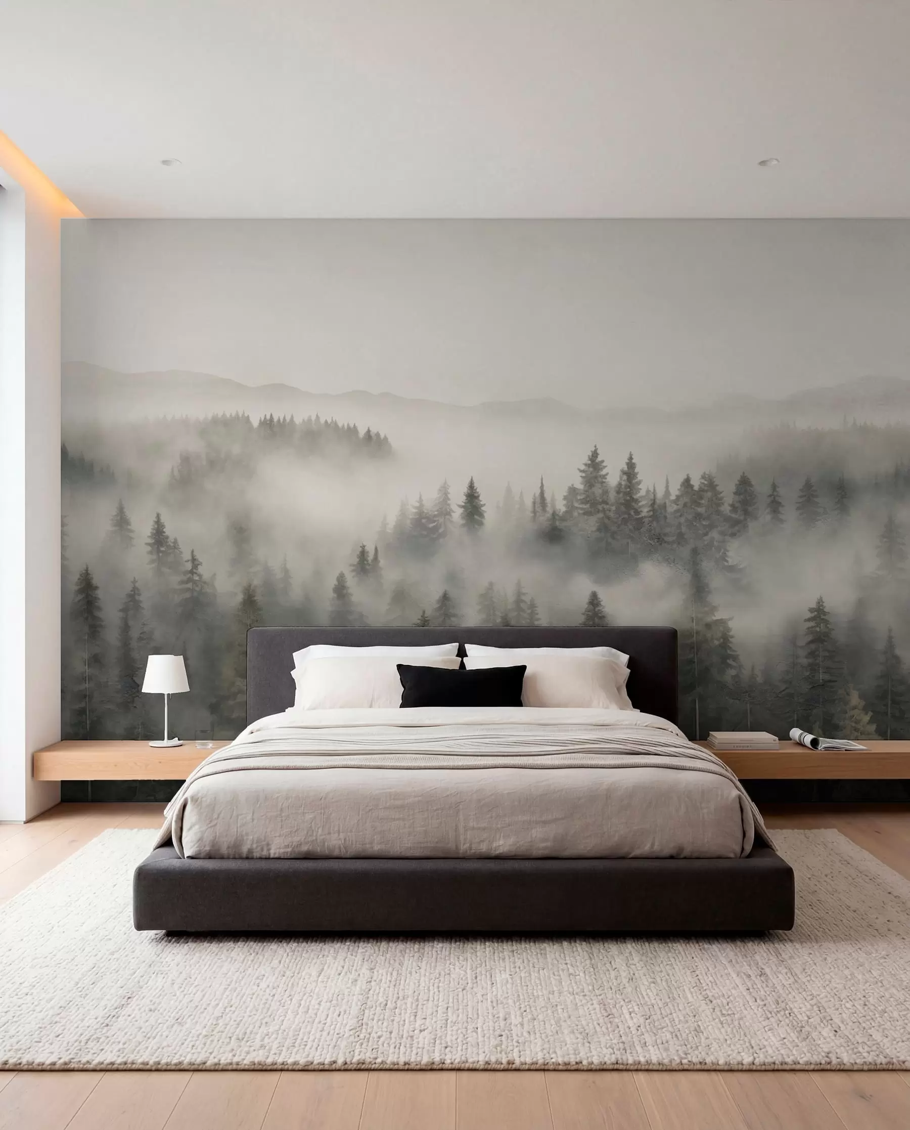 wall murals Daleki četinari w03524