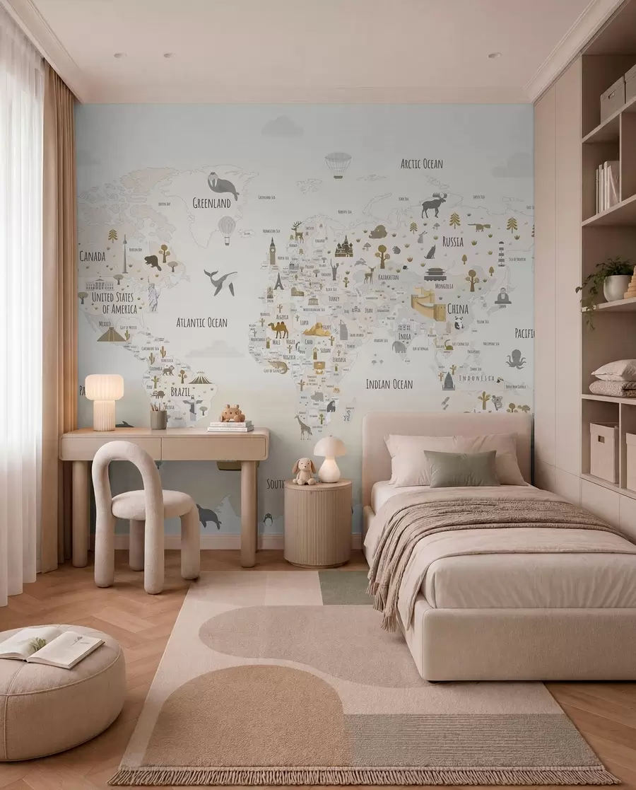wall murals Atlas čuda w03410v1