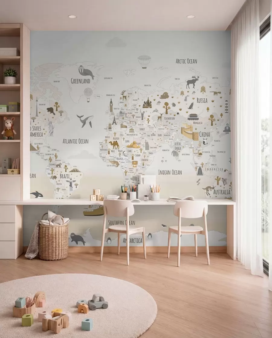 wall murals Atlas čuda w03410v1